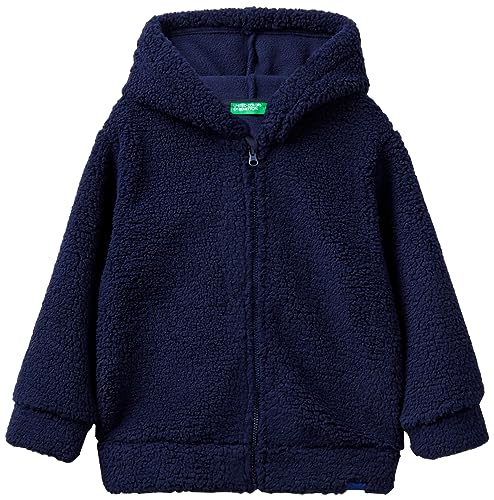 United Colors of Benetton Jungen Jacke C/CAPP M/L 31vzg502c Kapuzenpullover, Blu Scuro 252, 5 Jahre von United Colors of Benetton