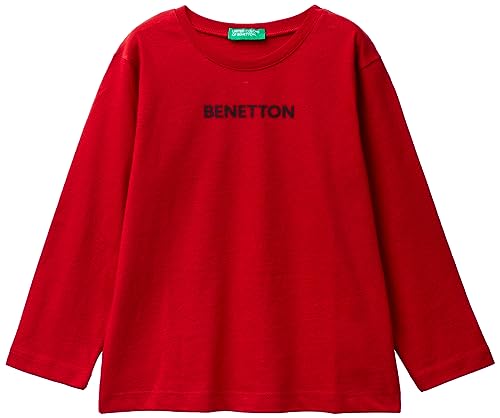 United Colors of Benetton Jungen M/L 3096G10A6 T-Shirt, Rosso 0v3, 3 Jahre von United Colors of Benetton