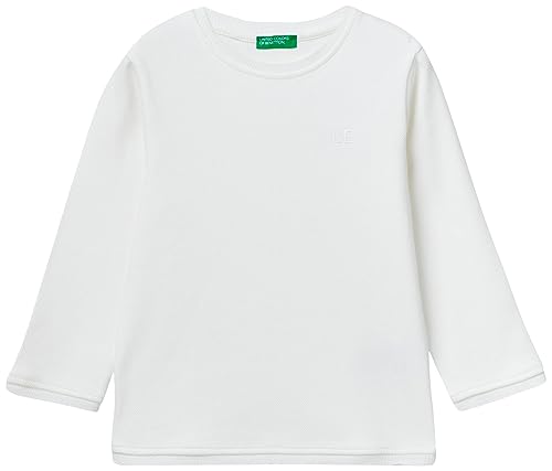 United Colors of Benetton Jungen M/L 35cpg10au T-Shirt, Bianco Panna 074, 4 Jahre von United Colors of Benetton