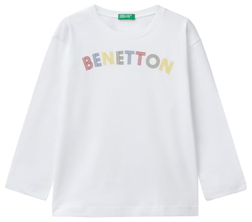 United Colors of Benetton Jungen M/L 3i1xg10hs T-Shirt, Weiß, 2 Jahre von United Colors of Benetton