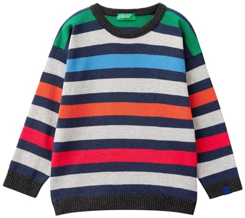 United Colors of Benetton Jungen Maglia G/C M/L 1036H1021 Pullover, Multicolor 768, XS von United Colors of Benetton