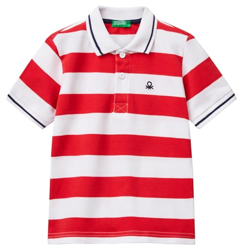 United Colors of Benetton Jungen Maglia Polo M/M 39qag300v Polohemd, Mehrfarbig, 18 Monate von United Colors of Benetton