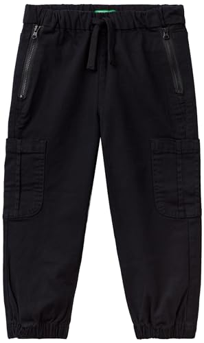 United Colors of Benetton Jungen Pantalone 45BCGF01C Hose, Nero 100, von United Colors of Benetton