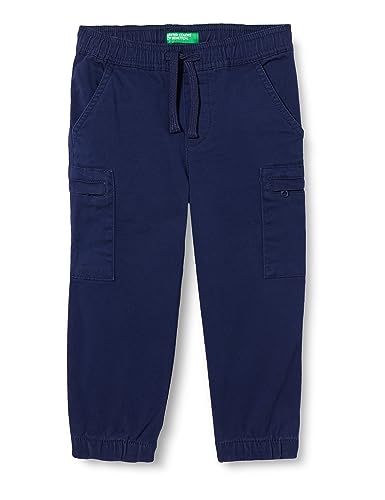 United Colors of Benetton Jungen Pantalone 4HM6GF013 Hose, Blu Scuro 252, 90 von United Colors of Benetton