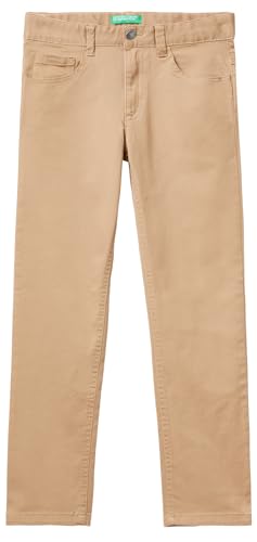 United Colors of Benetton Jungen Pantalone 4NV3CE00P Hose, Beige, XXL von United Colors of Benetton