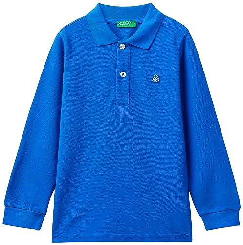 United Colors of Benetton Jungen Poloshirt M/L 3089g3009 Polohemd, Bluette 36u, 3 Jahre von United Colors of Benetton