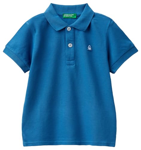 United Colors of Benetton Jungen Poloshirt M/M 3089G3008 Polohemd, Bluette 3 m6, 98 von United Colors of Benetton