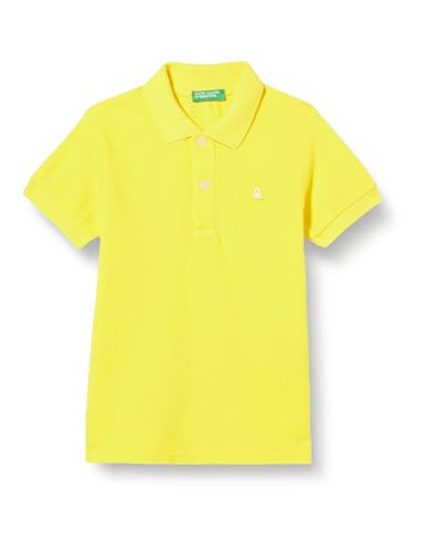 United Colors of Benetton Jungen Poloshirt M/M 3089G3008 Polohemd, Gelb 23d, XXS von United Colors of Benetton