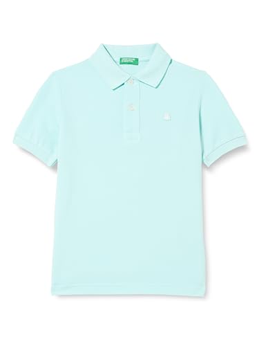 United Colors of Benetton Jungen Poloshirt M/M 3089c300q Polohemd, Aqua 22b, 3XL von United Colors of Benetton