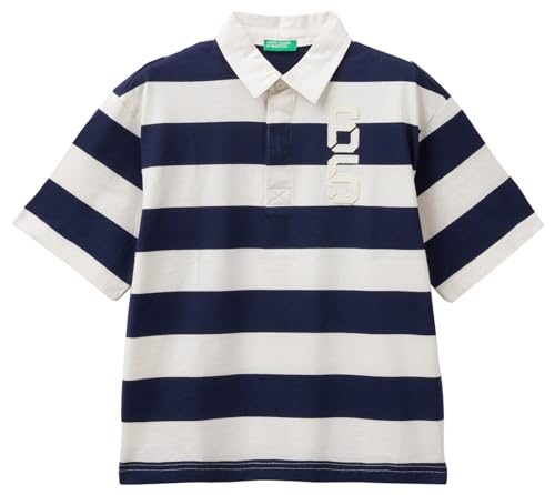 United Colors of Benetton Jungen Poloshirt M/M 354xc301d Polohemd, Blau 903, S von United Colors of Benetton