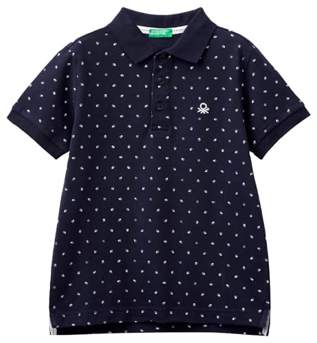 United Colors of Benetton Jungen Poloshirt M/M 38yvc301c Polohemd, Blau 63L, M von United Colors of Benetton