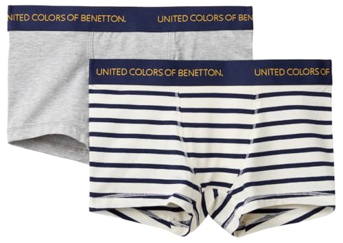 United Colors of Benetton Jungen Set 2 Boxer 3Q4C0X018 Retroshorts, Multicolor, 100 von United Colors of Benetton