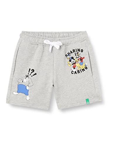 United Colors of Benetton Jungen Short 3BC1G900I Badehose, Melange Light Grey 501, 62 von United Colors of Benetton