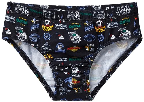 United Colors of Benetton Jungen Slip 31HX0S01B Funktionsunterwäsche, Nero a Fantasia Multicolore 66T, L von United Colors of Benetton