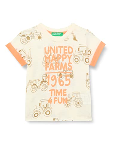 United Colors of Benetton Jungen T 3UBTG100U Kurzarm Shirt, Multicolore 62Z, 62 von United Colors of Benetton