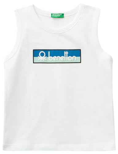 United Colors of Benetton Jungen Tanktop 3i1xgh00v Unterhemd, Weiß, 18 Monate von United Colors of Benetton