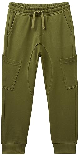 United Colors of Benetton Kinder und Jugendliche 3J68cf01n Hose, Verde Militare 313, S von United Colors of Benetton