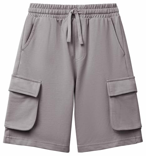 United Colors of Benetton Kinder und Jugendliche Bermuda 39djc902n Shorts, grau, 160 cm von United Colors of Benetton