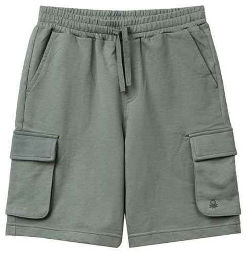 United Colors of Benetton Kinder und Jugendliche Bermuda 39djc902n Shorts, grün, 170 cm von United Colors of Benetton