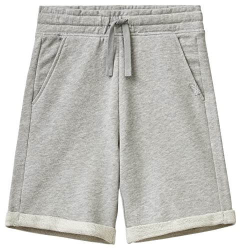 United Colors of Benetton Kinder und Jugendliche Bermuda 3j68c901g Shorts, Grau Melange Medium 501, S von United Colors of Benetton