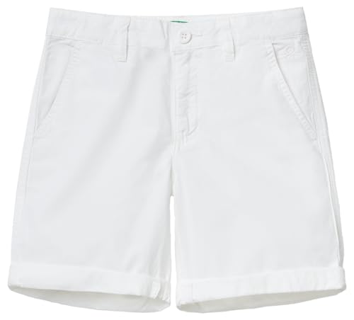 United Colors of Benetton Kinder und Jugendliche Bermuda 4ac7c900z Shorts, Optisches Weiß 101, 3XL von United Colors of Benetton