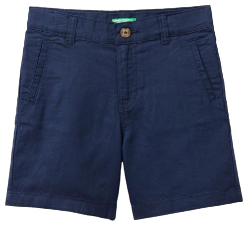 United Colors of Benetton Kinder und Jugendliche Bermuda 4be7g901g Shorts, Nachtblau 252, 98 von United Colors of Benetton