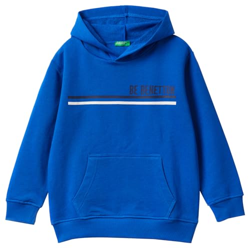 United Colors of Benetton Kinder und Jugendliche C/CAPP. M/L 3J68C202m Kapuzenpullover, Bluette 36u, 160 cm von United Colors of Benetton