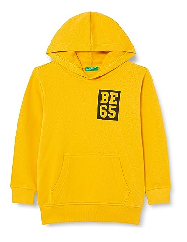 United Colors of Benetton Kinder und Jugendliche C/CAPP. M/L 3J68C202m Kapuzenpullover, Giallo Ocra 0d6, 150 cm von United Colors of Benetton