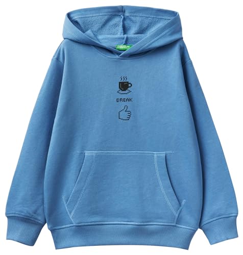 United Colors of Benetton Kinder und Jugendliche C/CAPP. M/L 3J68C202q Kapuzenpullover, Carta Da Zucchero 05n, 130 cm von United Colors of Benetton