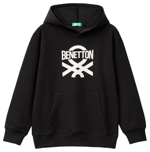 United Colors of Benetton Kinder und Jugendliche C/CAPP. M/L 3J68C203N Kapuzenpullover, Schwarz, 140 cm United Colors of Benetton Kinder und Jugendliche C/CAPP. M/L 3J68C203N Kapuzenpullover, Schwarz, 140 cm von United Colors of Benetton