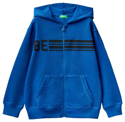 United Colors of Benetton Kinder und Jugendliche C/CAPP. M/L 3J68C502Q Kapuzenpullover, Bluette 36u, 150 cm von United Colors of Benetton