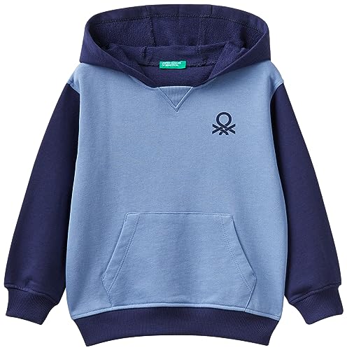 United Colors of Benetton Kinder und Jugendliche C/CAPP. M/L 3J68G200E Kapuzenpullover, Blu 902, 18 Monate von United Colors of Benetton