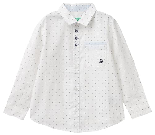 United Colors of Benetton Kinder und Jugendliche Camicia 5TFBGQ01Q Bluse, Mehrfarbig 63f, XS von United Colors of Benetton