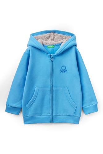 United Colors of Benetton Kinder und Jugendliche Jacke C/CAPP M/L 3eb5G502F Strickjacke, Hellblau 16F, 2 Jahre von United Colors of Benetton