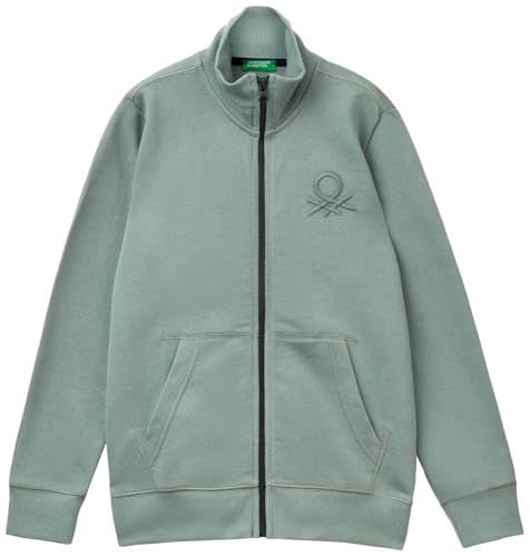 United Colors of Benetton Kinder und Jugendliche Jacke M/L 3J68C501B Strickjacke, grün, 160 cm von United Colors of Benetton