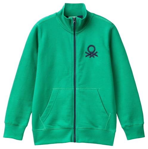 United Colors of Benetton Kinder und Jugendliche Jacke M/L 3j68c501b Sweatshirt, Grün 108, XXL von United Colors of Benetton