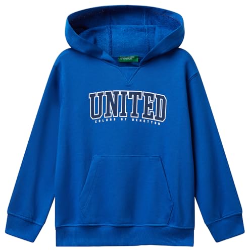 United Colors of Benetton Kinder und Jugendliche Maglia C/CAPP. M/L 3j68g200q Kapuzenpullover, blau, 5 Jahre von United Colors of Benetton