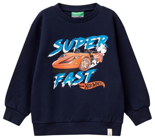 United Colors of Benetton Kinder und Jugendliche Maglia G/C M/L 3j68g10i2 Sweatshirt ohne Kapuze, blau, 5 Jahre von United Colors of Benetton