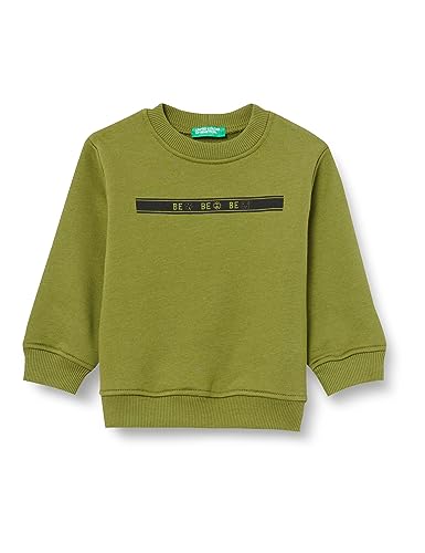 United Colors of Benetton Kinder und Jugendliche Masche G/C M/L 3pang10ar Sweatshirt, Verde Militare 313, 3 Jahre von United Colors of Benetton