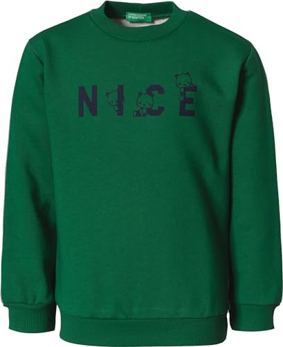 United Colors of Benetton Kinder und Jugendliche Trikot G/C M/L 32n4c10dj Sweatshirt, Verde Bosco 1u3, 120 cm von United Colors of Benetton