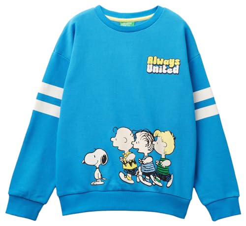 United Colors of Benetton Kinder und Jugendliche Trikot G/C M/L 3J68C10JB Sweatshirt, blau, 122 cm von United Colors of Benetton