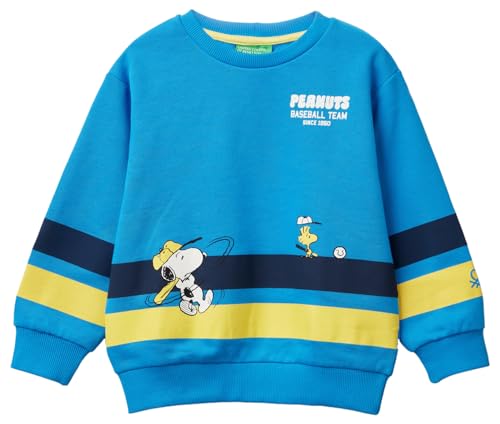 United Colors of Benetton Kinder und Jugendliche Trikot G/C M/L 3J68G10ex Sweatshirt, blau, 104 cm von United Colors of Benetton