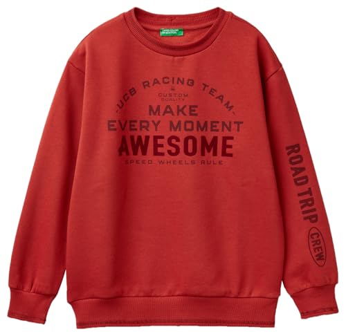 United Colors of Benetton Kinder und Jugendliche Trikot G/C M/L 3J73C10L7 Kapuzenpullover, braun, 170 cm von United Colors of Benetton