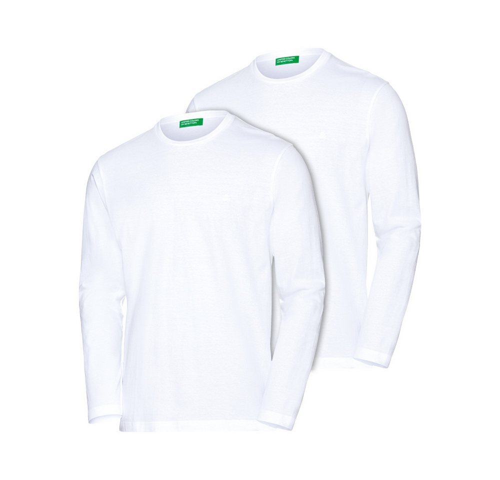 United Colors of Benetton Langarmshirt (Set, 2er-Pack) praktische Shirts aus reiner Baumwolle von United Colors of Benetton