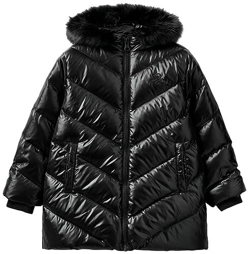 United Colors of Benetton Mädchen 2eo0cn02k Jacke, Nero 100, L von United Colors of Benetton