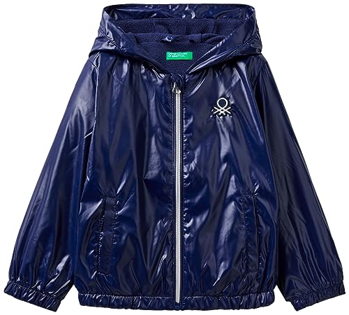 United Colors of Benetton Mädchen 2eo0gn01i Jacke, Blu Scuro 252, 90 cm von United Colors of Benetton