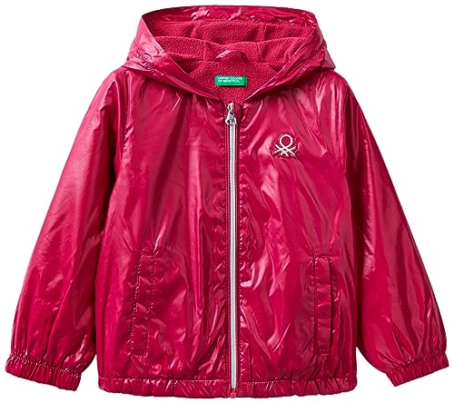 United Colors of Benetton Mädchen 2eo0gn01i Jacke, Rosso Magenta 2e8, XS von United Colors of Benetton