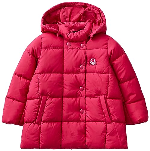 United Colors of Benetton Mädchen 2wu0gn01h Jacke, Rosso Magenta 2e8, XS von United Colors of Benetton