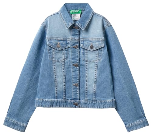 United Colors of Benetton Mädchen 2xa2cn021 Jacke, Blau 901, XXL von United Colors of Benetton