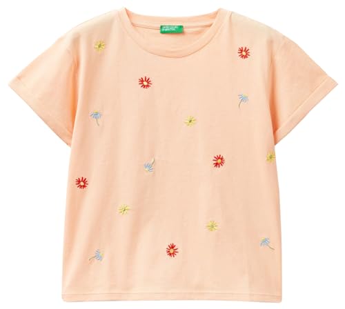 United Colors of Benetton Mädchen 3096c10i3 T-Shirt, Dunkles Puder 1r3, 3XL von United Colors of Benetton